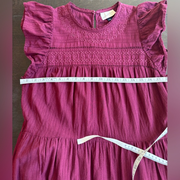 Universal Thread Embroidered Tiered Maxi Dress - Size L - Picture 7 of 10